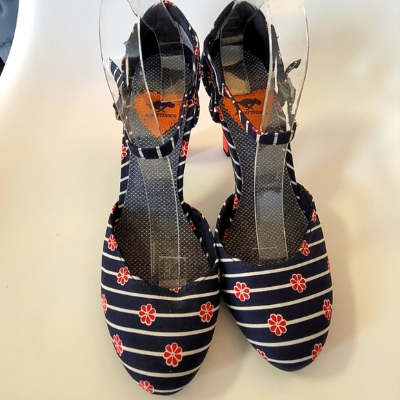 Rocket Dog Jenna Kyoto Cotton Heels Size 8.5 us - Picture 2 of 9